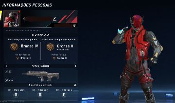 CONTA INCIANTE NÍVEL 3 COM FACA + GOLDS