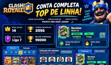 Conta CLASH ROYALE com BRUXA EVO LVL MAX