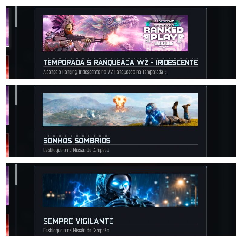 CONTA WARZONE NIVEL 1.000
