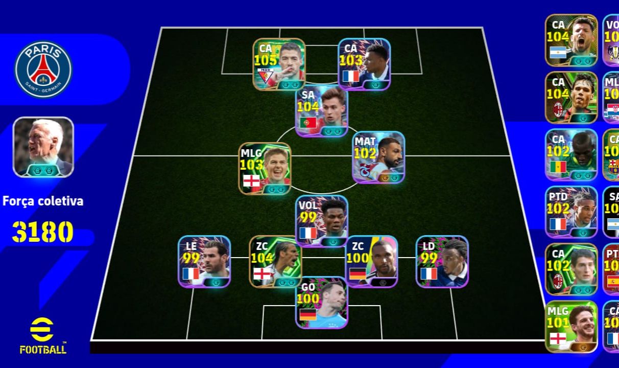 CONTA EFOOTBALL BRABA! SALAH SHOW TIME 102 + PECK DA FRANÇA !!