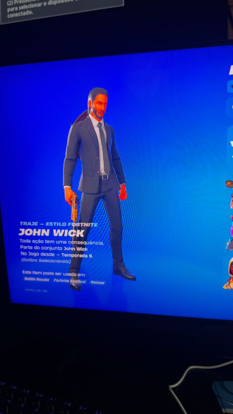 CONTA FORTNITE COM DADOS E PERSONAGENS RAROS