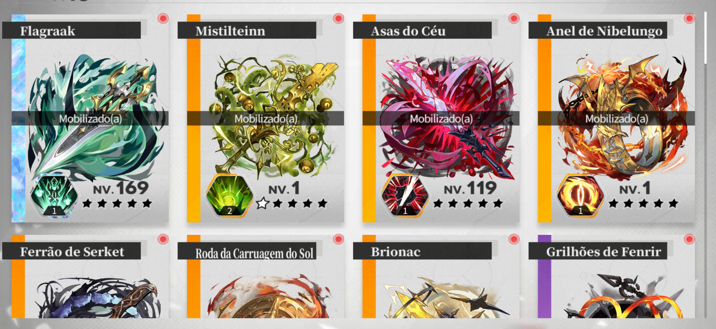 Conta Echocalypse Scarlet Covenant muito bem upada com coretta 7