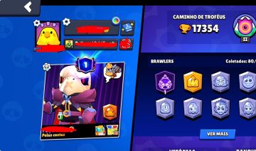 CONTA DE BRAWL STARS 17K DE TROFEUS |80 BRAWLERS | 4 SKIN DE HIPER
