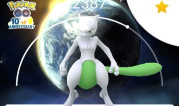 Conta mewtwo shiny 100% com fundo do Aniversário de 10 anos e groundon de brinde
