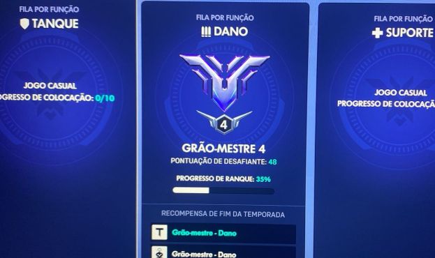 OVERWATCH 2: GRANDMASTER 4 DPS (SEASON 1) ACESSO TOTAL