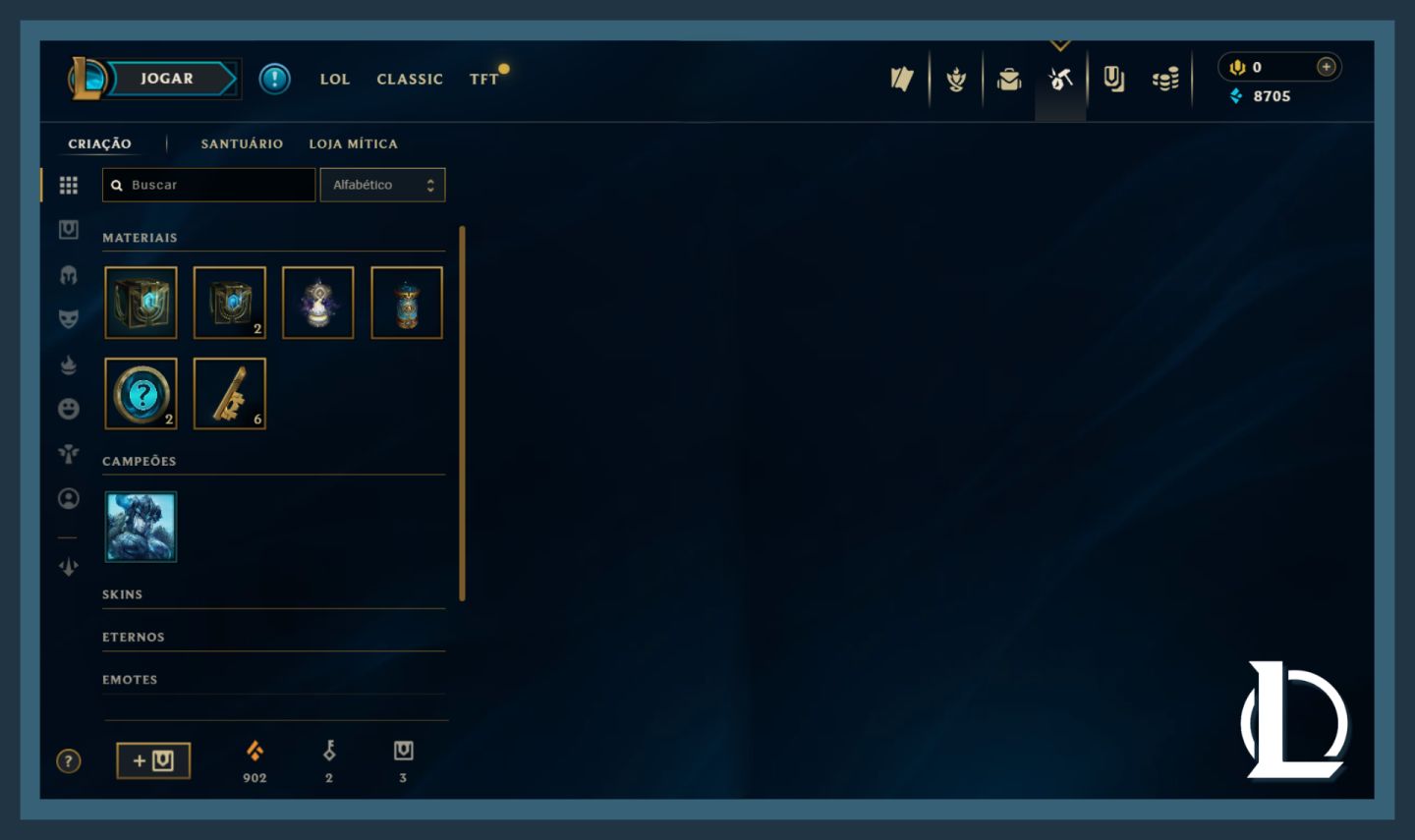 CONTA COM SKIN PROJETO VARUS - LVL 35 PRONTA PARA RANKED!!!