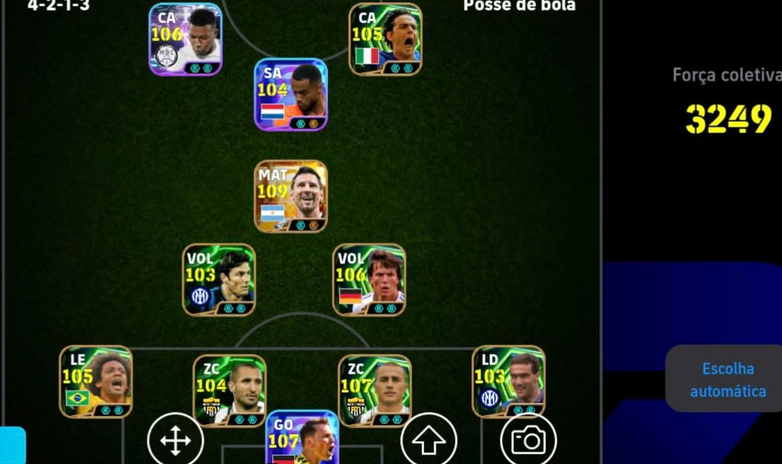 Conta antiga e com boxes bugadas e jogadores metas.