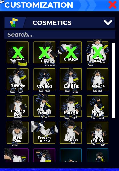 CONTA BLUE LOCK RIVALS 6 limitados+itens limitados+skins