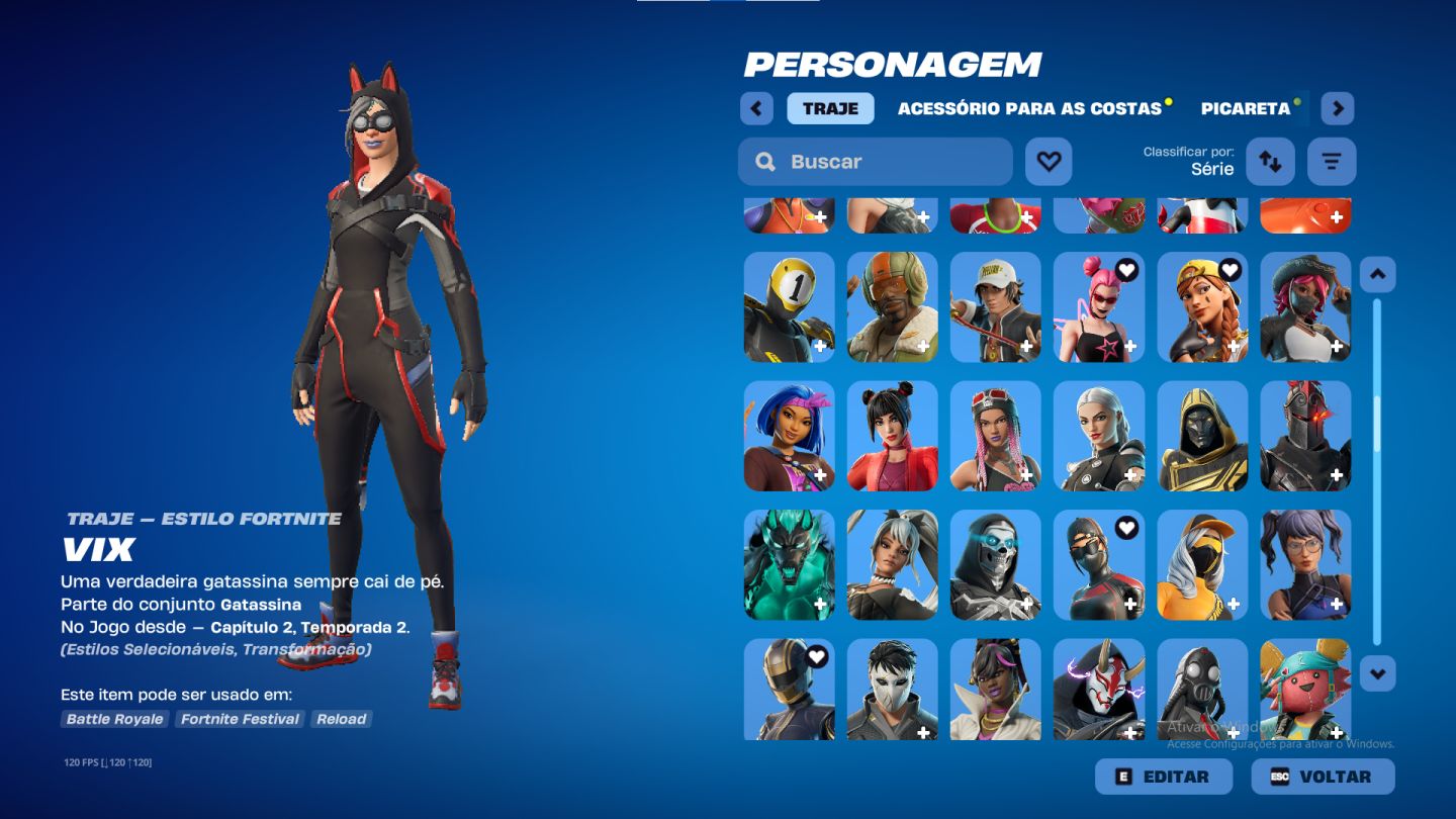 CONTA DE FORTNITE +200 SKINS