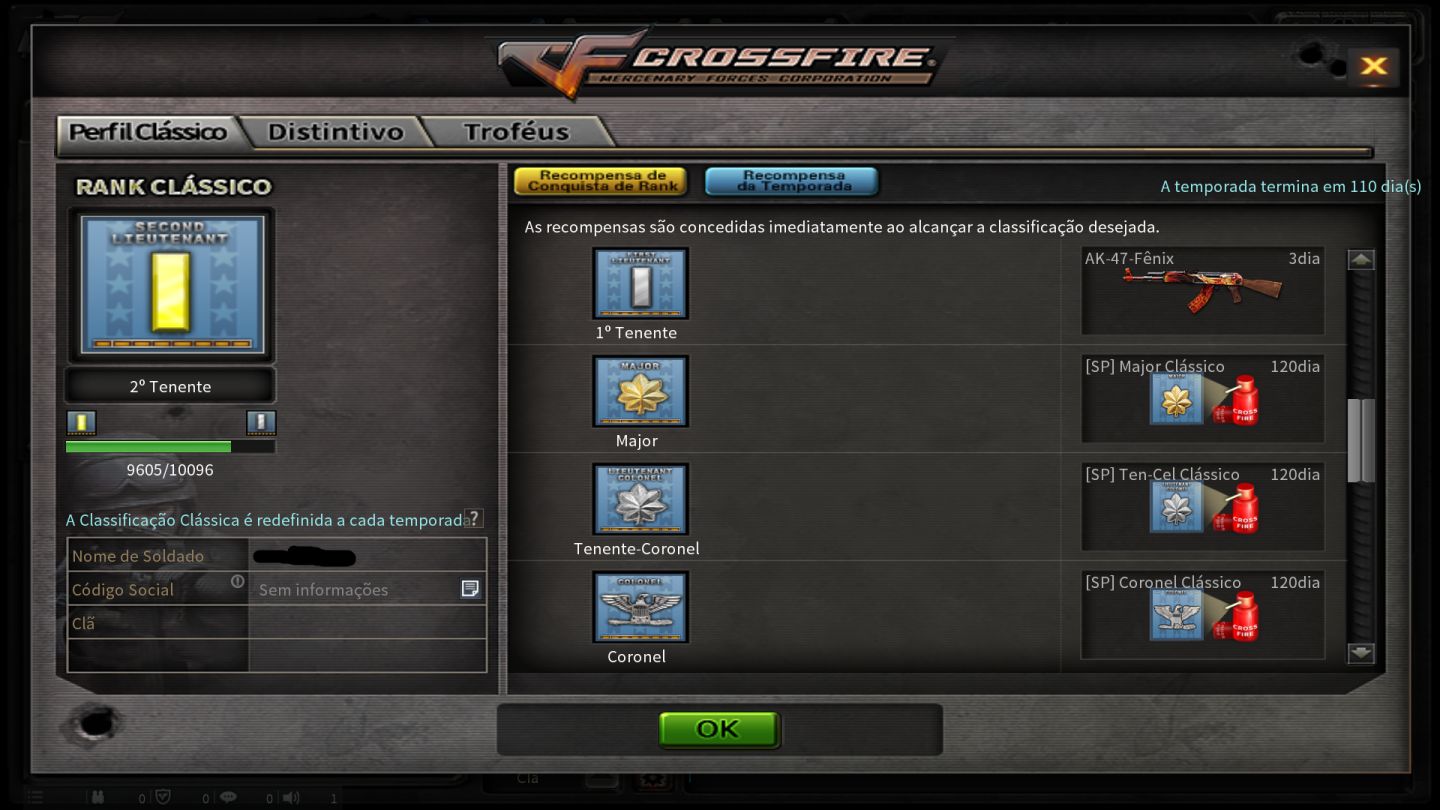 [PROMO] CONTA CROSSFIRE + VIP PROTO + BARRINHA OURO