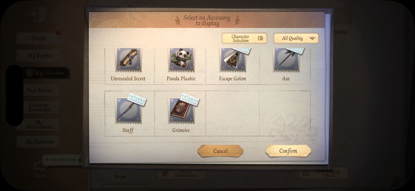CONTA IDENTITY V NIE MOLI