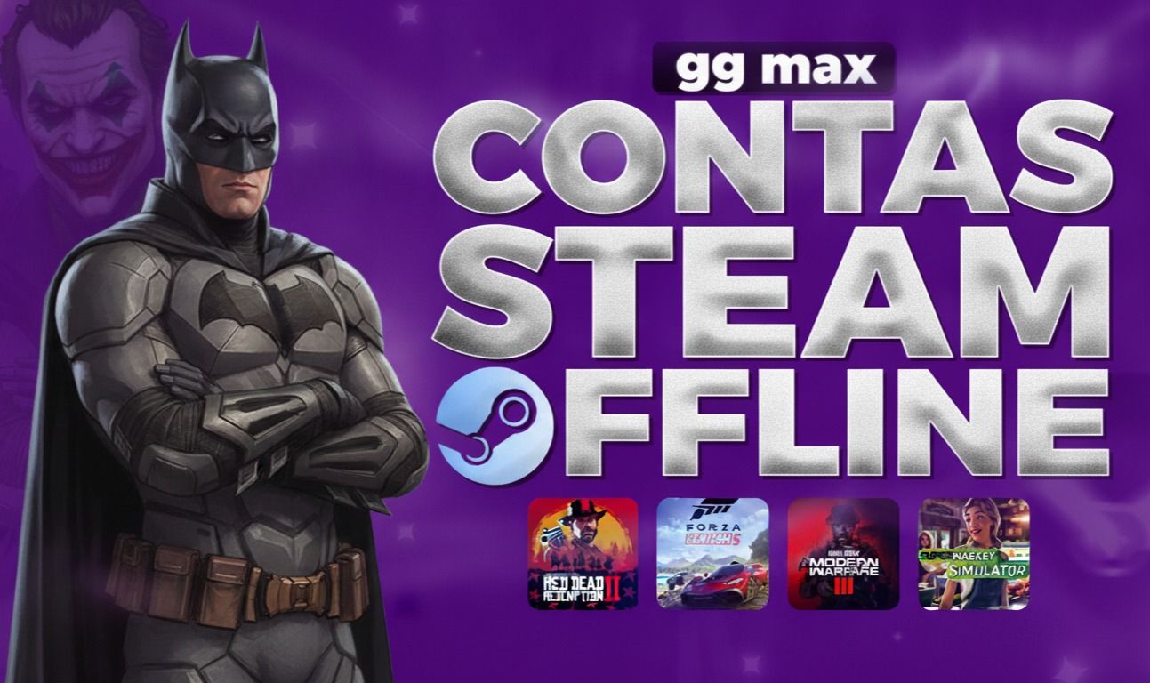 CONTAS EM MENOR PREÇO - CONTAS STEAM OFFLINE [ENTREGA AUTOMÁTICA]