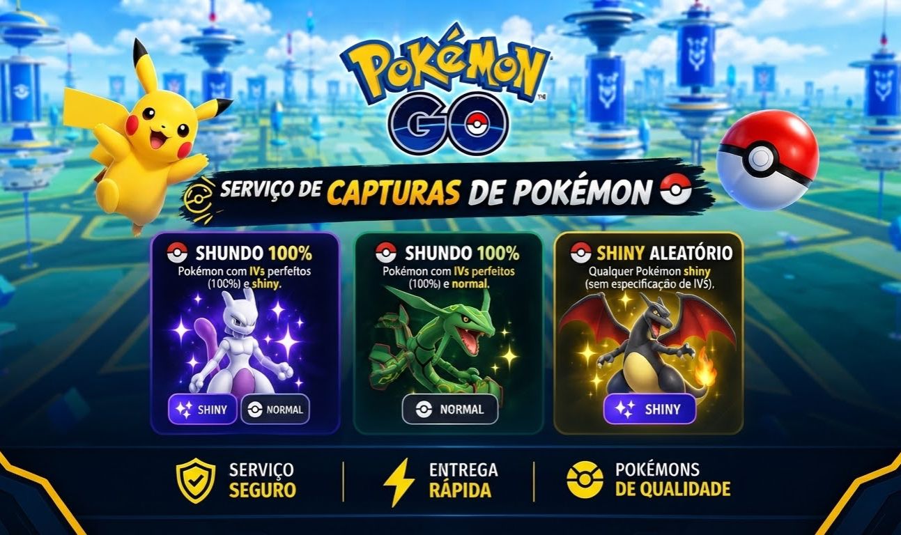 Serviços Pokémon GO / Shundo Shiny 100%/ Shundo Normal / Shiny