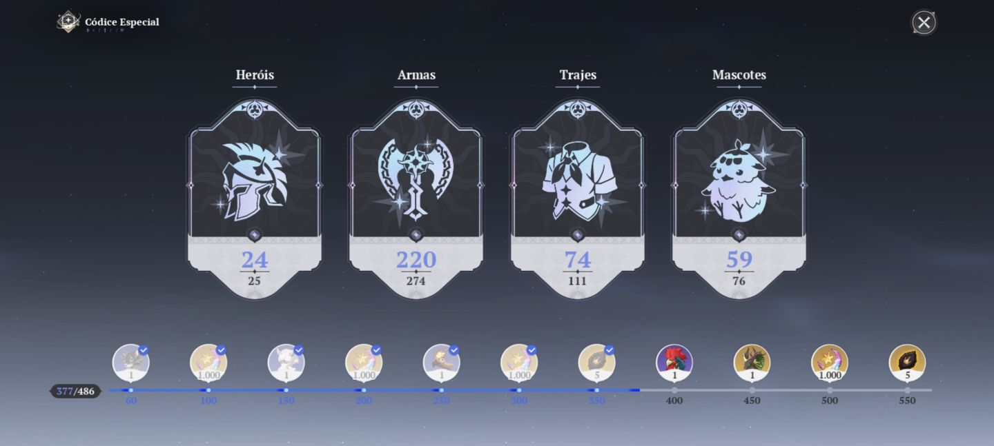 Conta The Seven Deadly Sins Origins (Servidor East) End Game