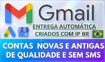 [PROMOÇÃO] CONTAS GMAIL/GOOGLE BR NOVAS E ANTIGAS DE QUALIDADE