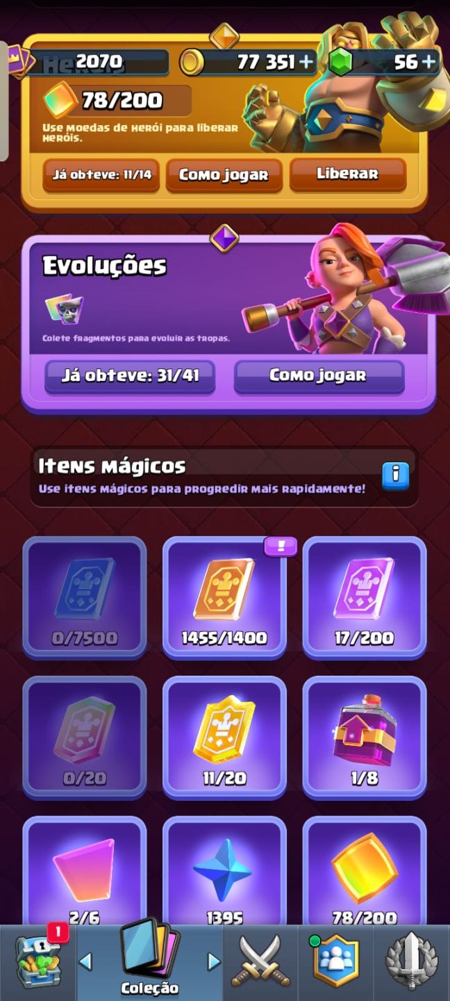 Clash Royale 6 Anos | Rei Max | 48 Max | 31 Evo | 11 Campeões | Pass