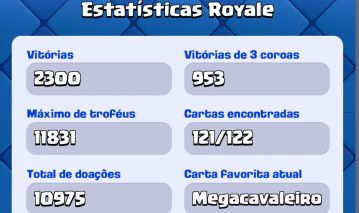 ACC CR NVl 15 DECK FUL 4 HERÓIS 13 EVOLUÇÕES 8 ANOS CARTAS NVL 16 TROFÉUS 11661