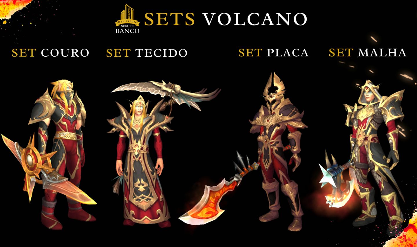World of Warcraft - (Skins Transmogs) Armaduras - WoW RETAIL