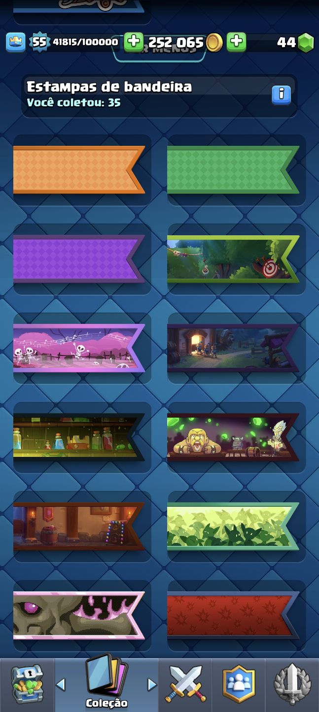Conta Clash Royale antiga, arena 25, 10k de troféu