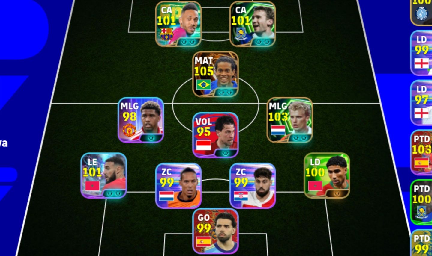 Ronaldinho 107 Bigtime para iniciar