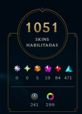 OPORTUNIDADE: Conta LoL +10 Anos |Todos os Campeões+1051 Skins+143mil Essências