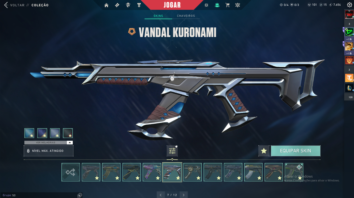Conta RIOT - Valorant(182 skins)/ League of Legends(837 skins)/TFT (+15k GASTO)