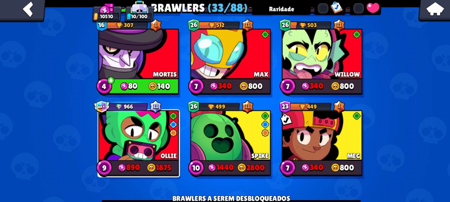 CONTA BRAWL FULL ACESSO COM 2 LENDARIOS