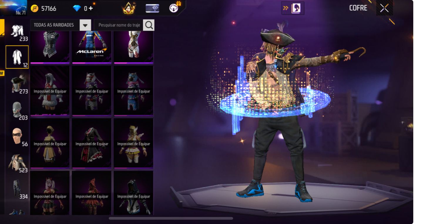 CONTA DE FREE FIRE | SUPER GEMADA, 521 PEITA | FULL ATT, PASSE ANTIGO | PROMOÇÃO