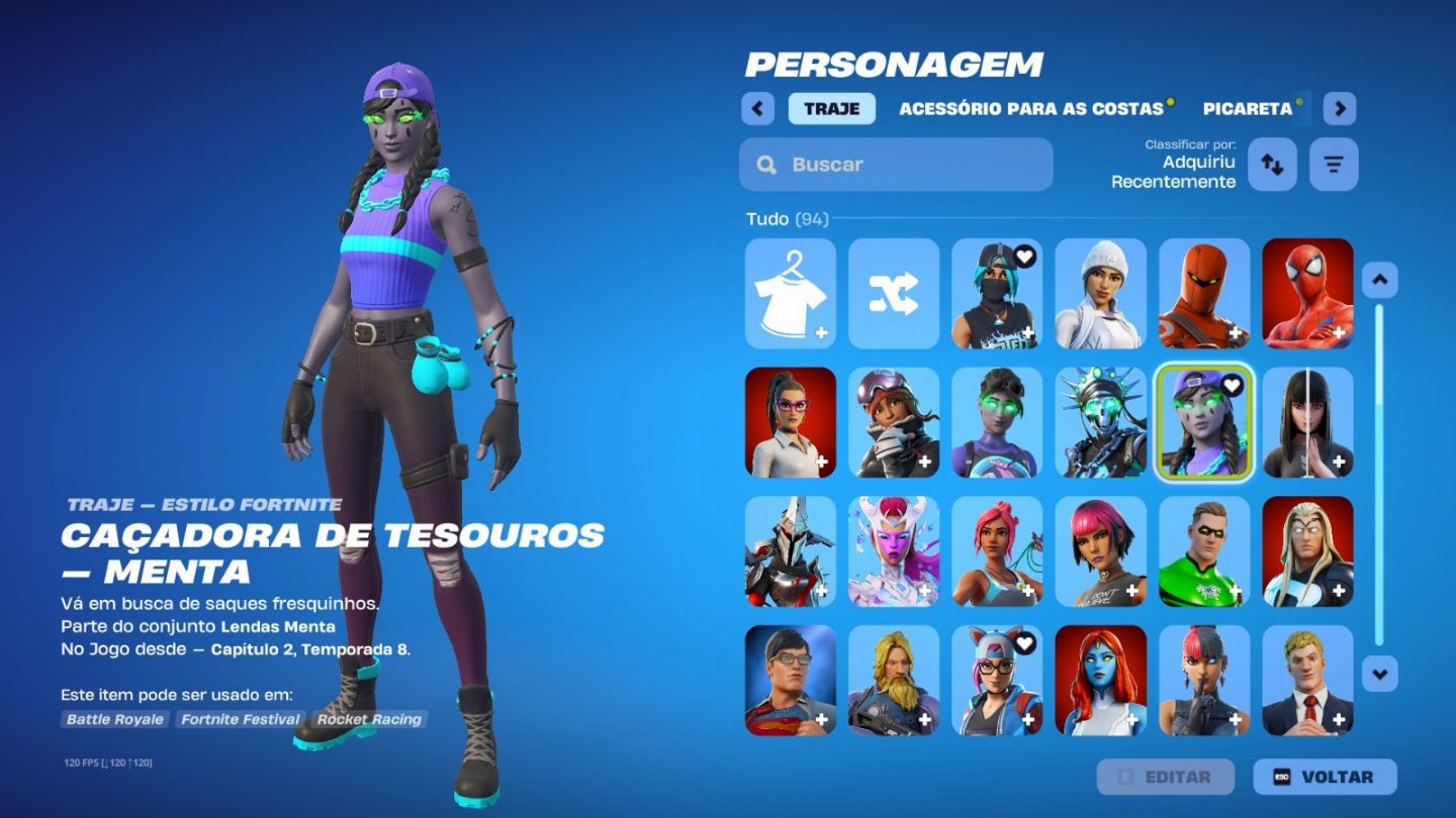 CONTA FORTNITE STW OG + SKINS TRY HARD, LARA CROFT E +