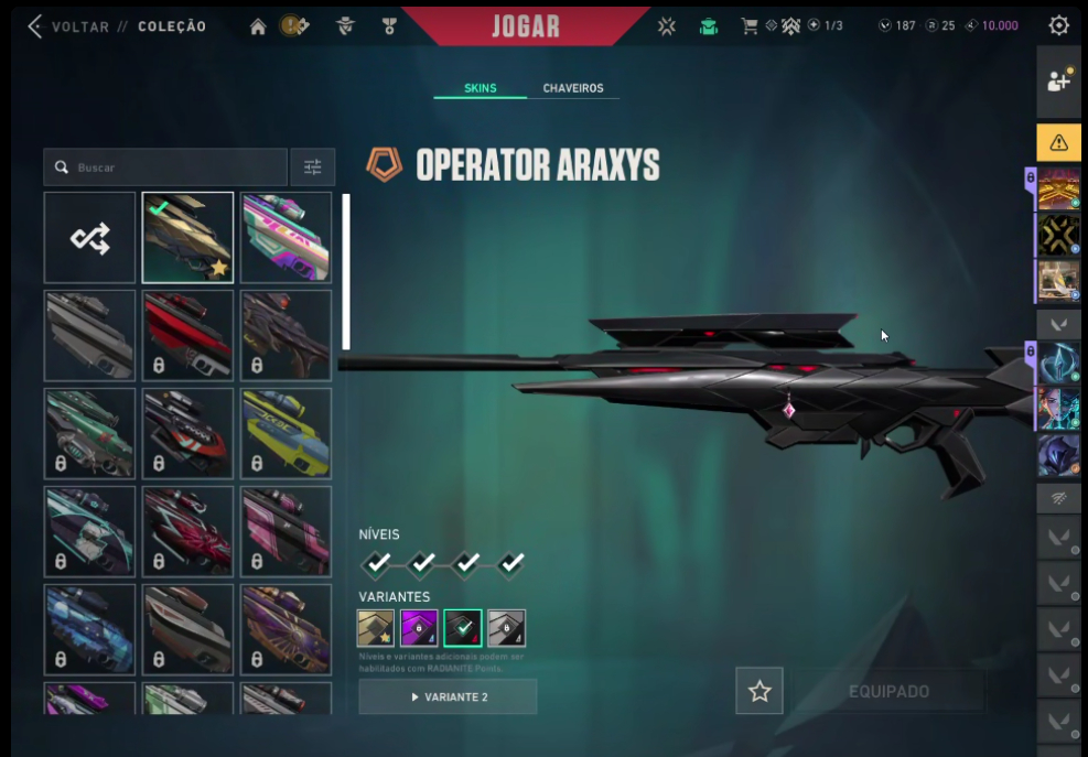 CONTA VALORANT 1250+ GASTOS, PEAK IMORTAL, PLAT 2 ATUAL. VARIAS SKIN TUDOEM FOTO