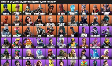 Conta Fortnite 125 Skins | Red Knight, Tony Stark, Doom Slayer