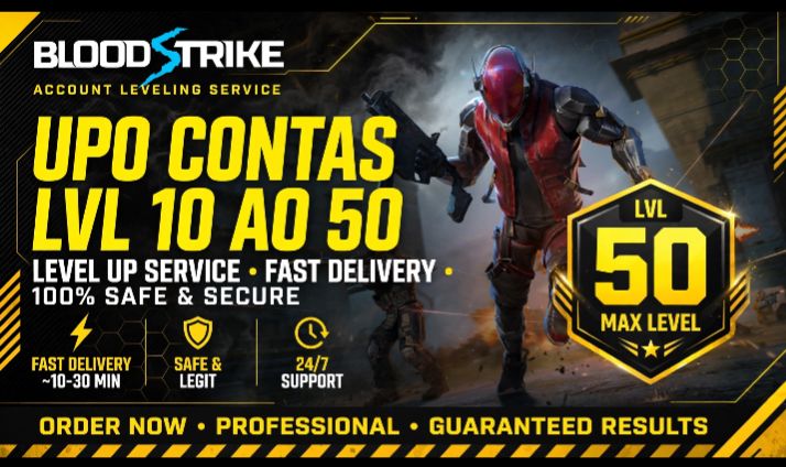 UPO CONTA BLOOD STRIKE LVL 10 AO 50 - ENTRO NA HORA - SUPER RÁPIDO