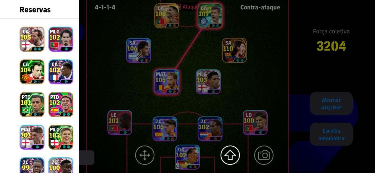 Conta Efootball - Messi blitz, Messi copa, cr7 copa e muito mais.