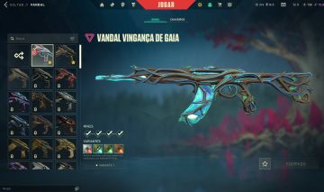 Conta Valorant | Vandal Gaia + Vandal Proteção Fásica + Sheriff Portador + Skins