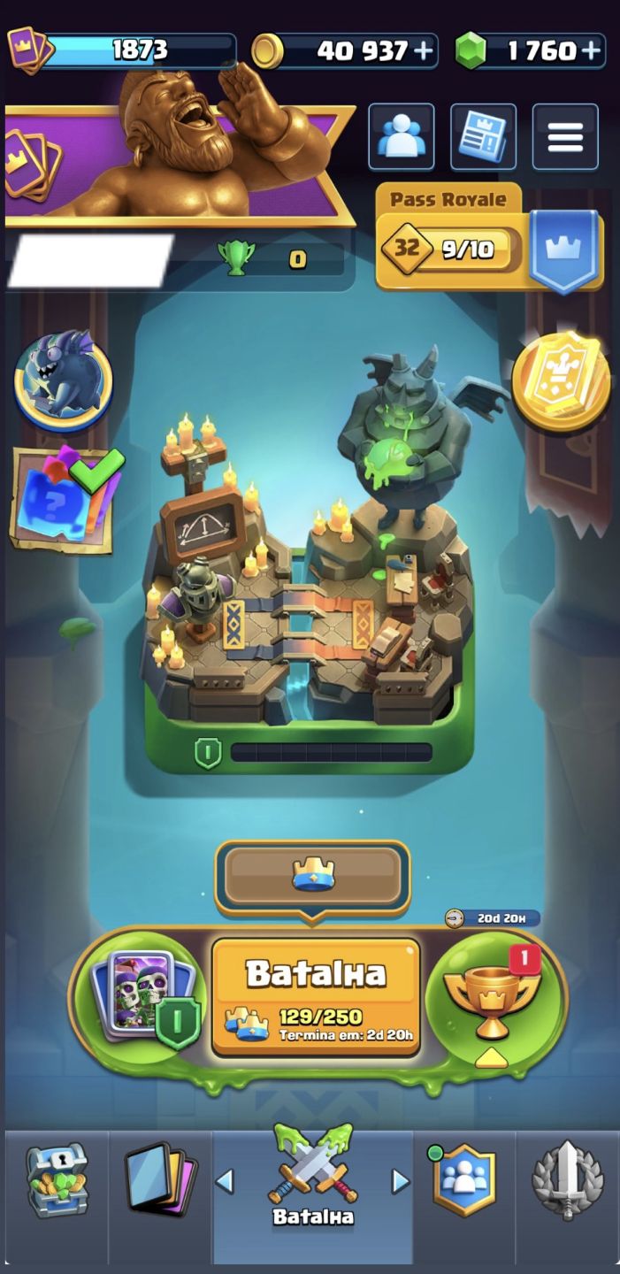 Conta Clash Royale 10 Anos 14k Trofeus (32 Cartas Nv 16, 23 Evos) + CoC 13 etc.