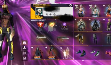 Conta Free Fire Gemada Com Muitas Armas Atributadas