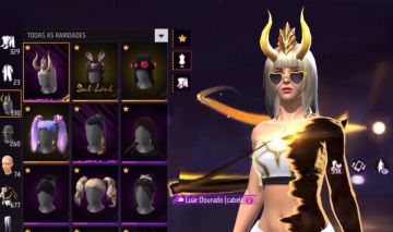 CONTA FREE FIRE FOCADA NO FEMININO