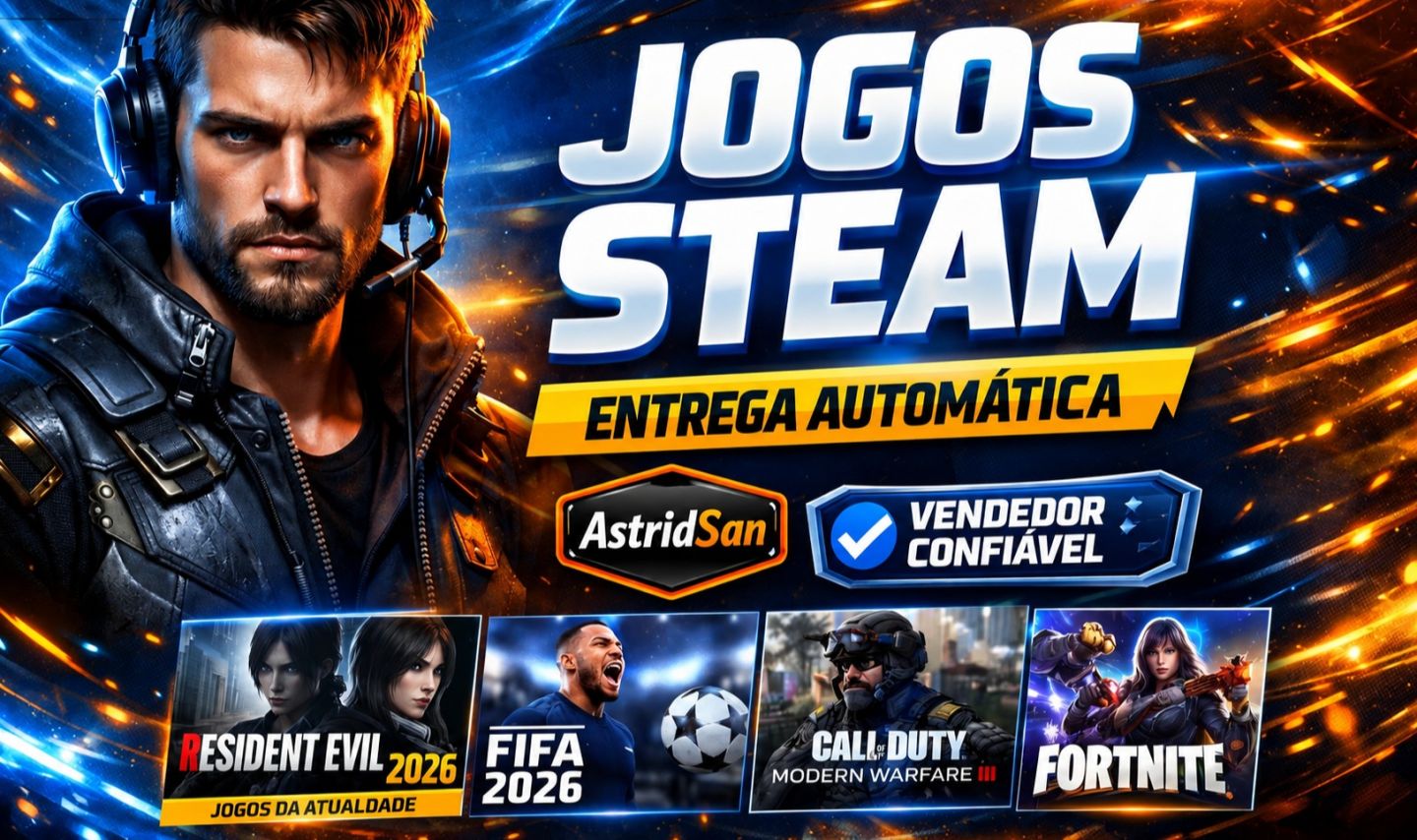 (MAIS BARATO) QUALQUER JOGO STEAM OFFLINE PC | ENTREGA AUTOMATICA + BRINDE
