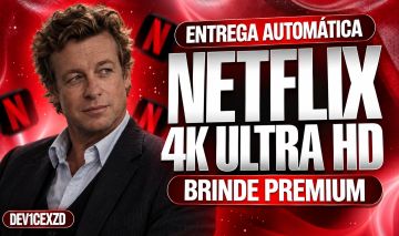 NETFLIX 4K ULTRA HD 30 DIAS | 1 TELA COM PIN + ENTREGA AUTOMÁTICA