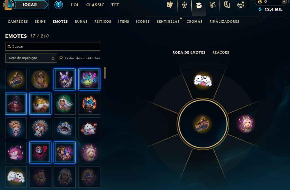 [Entrega Automática] Conta Lol Ouro, 46 Skins, 12K Ea, Honra 4, Upada na Mão