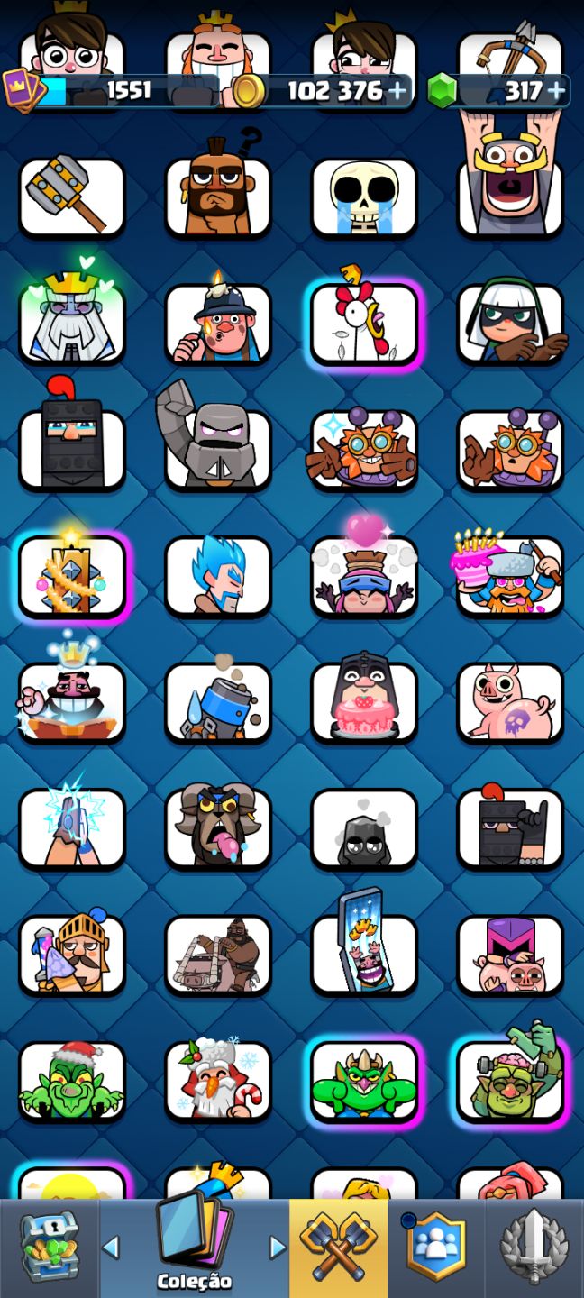 Clash Royale 12k Troféus | Rei 15 | Todas as Cartas | 12 Evoluções,