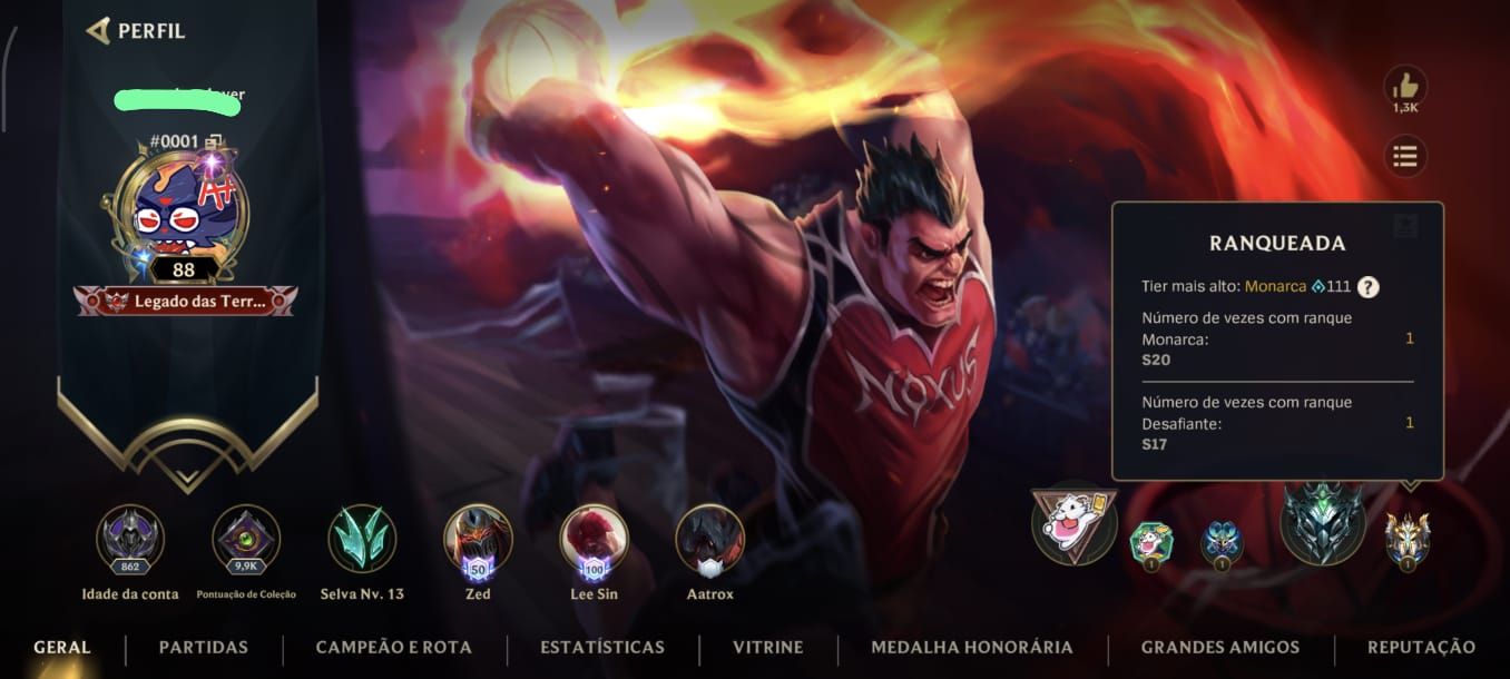 CONTA EX MONARCA MAIN JG WINRATE ALTO