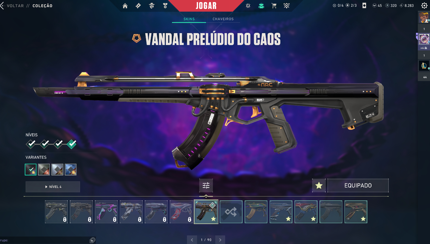 CONTA VALORANT COM FACA SUBLIME 2.0 E ENTRE OUTRAS