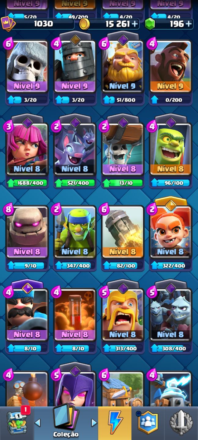 CONTA CLASH ROYALE - ARENA 16