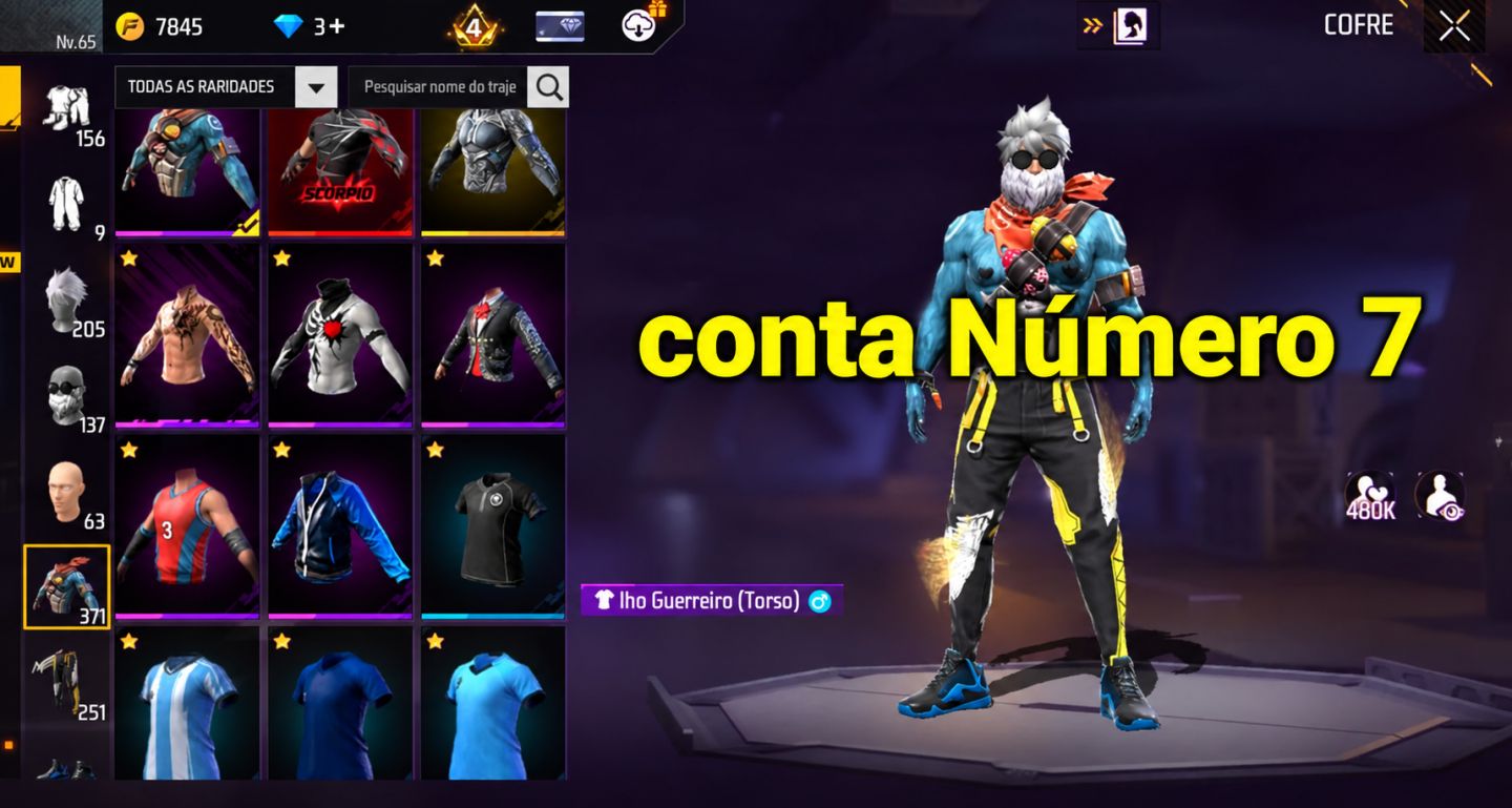 DIVERSAS CONTAS DE FREE FIRE, GEMADA BÁSICA E ETC... LÉIA A DESCRIÇÃO POR FAVOR