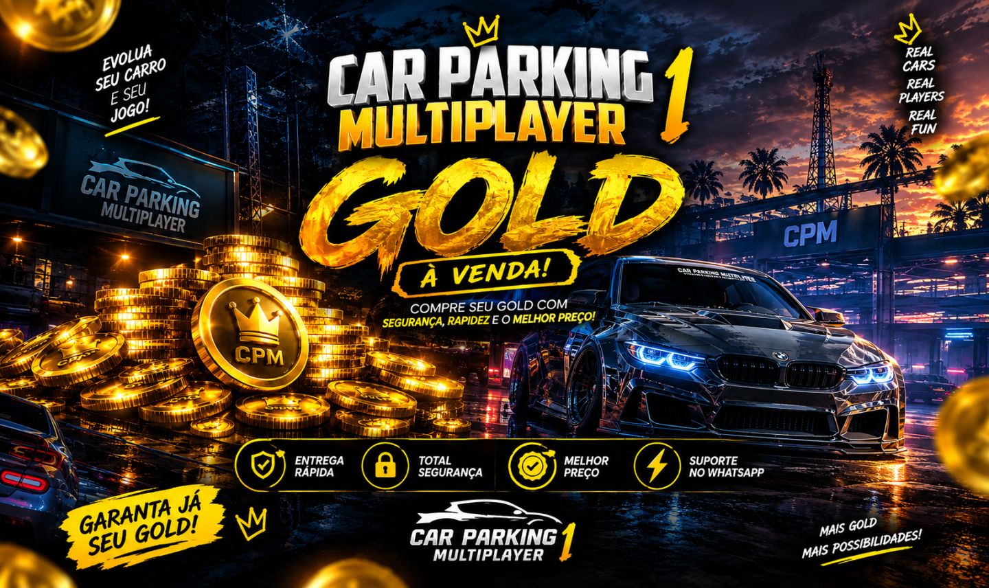 [promoção] GOLD CAR PARKING MULTIPLAYER 1, MENOR PREÇO!