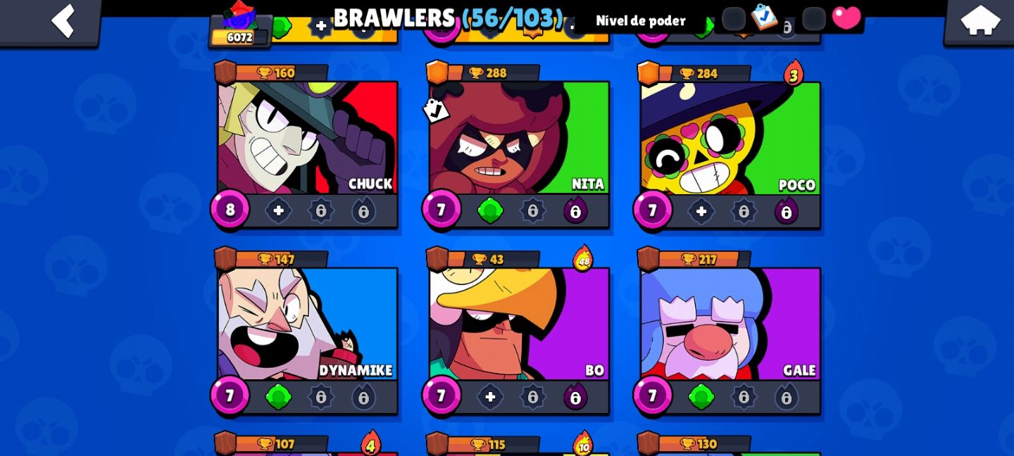 Conta de Brawl Stars Iniciante e Rara