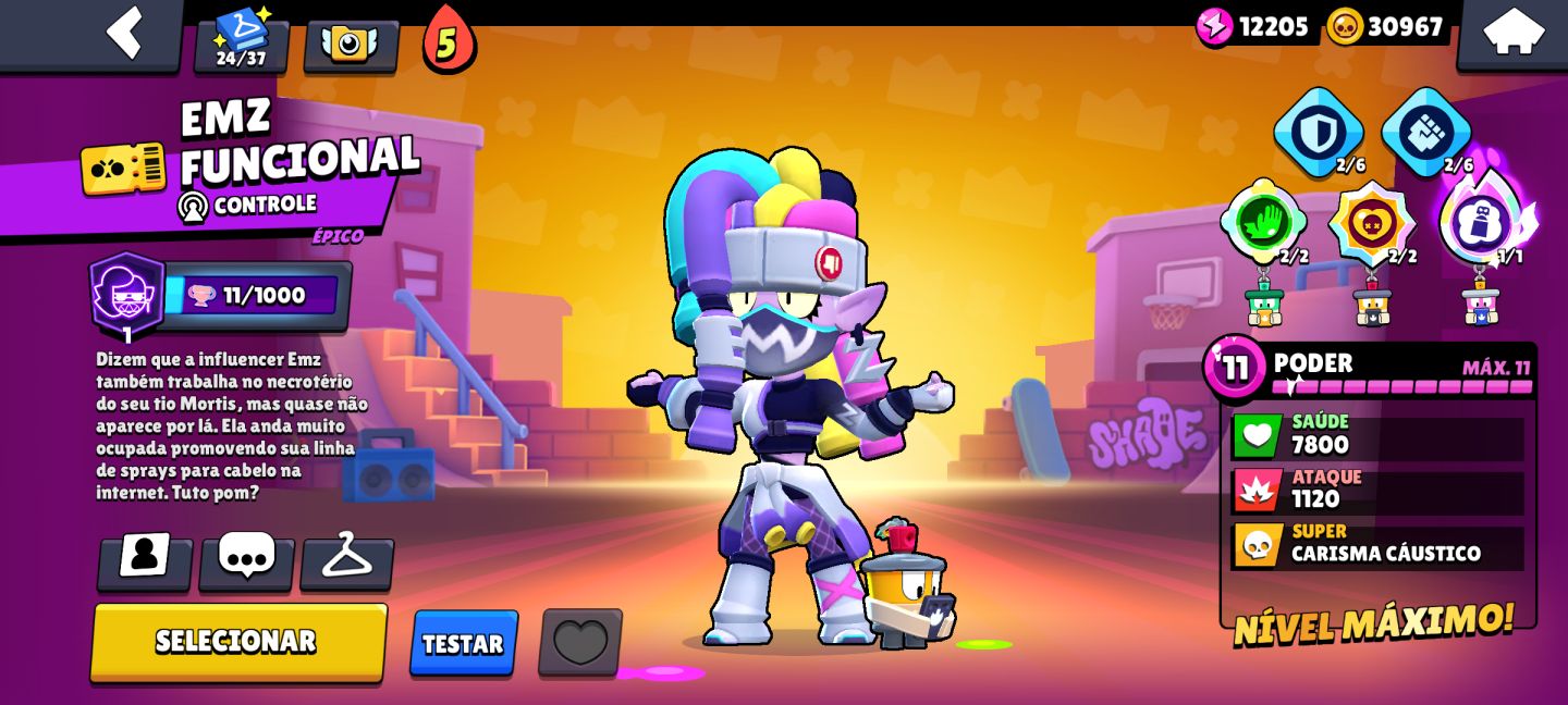 Conta Brawl Stars | Muita Skin|