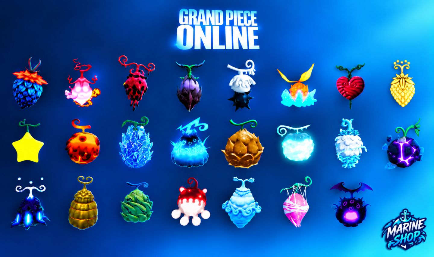 [MEGA PROMOÇÃO] GPO GRAND PIECE ONLINE FRUTAS ASES BAUS FITS ESPADAS E PBAG