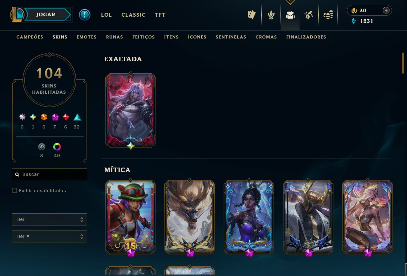 Conta por 1.300R$ / Viego Reinado Espectral + Nami Sombras + Aurelion Arquiteto!